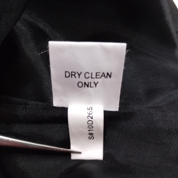 NWT Kay Unger New York Black Brocade Damask Cocktail Dress Empire Waist Size 16 - Picture 14 of 14